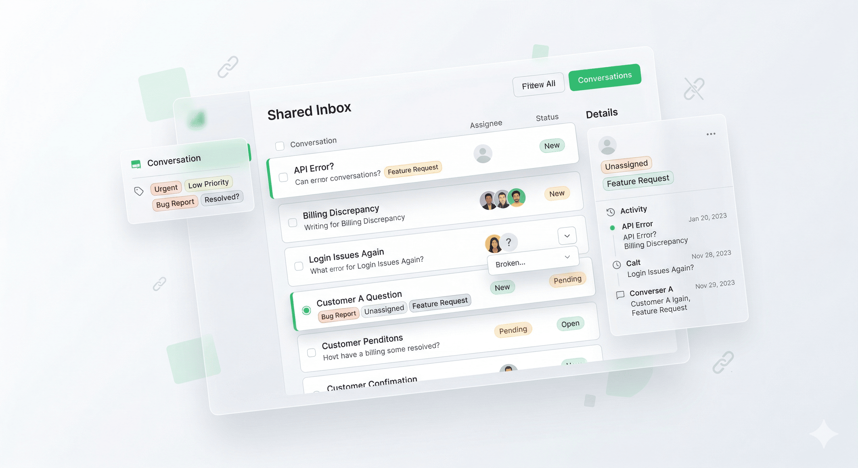 High volume of unconverted WhatsApp conversations